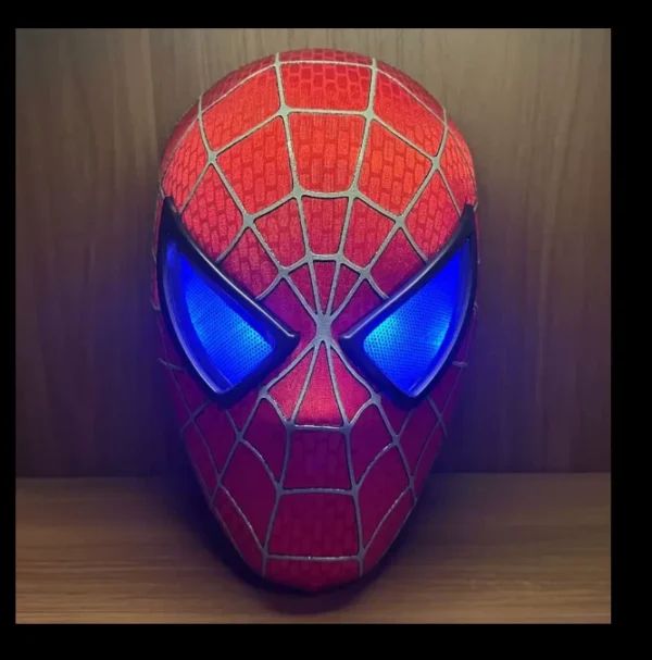 New Toby Spider Man Super Heroes Mask with Luminous Eyes Remote Control & Sound